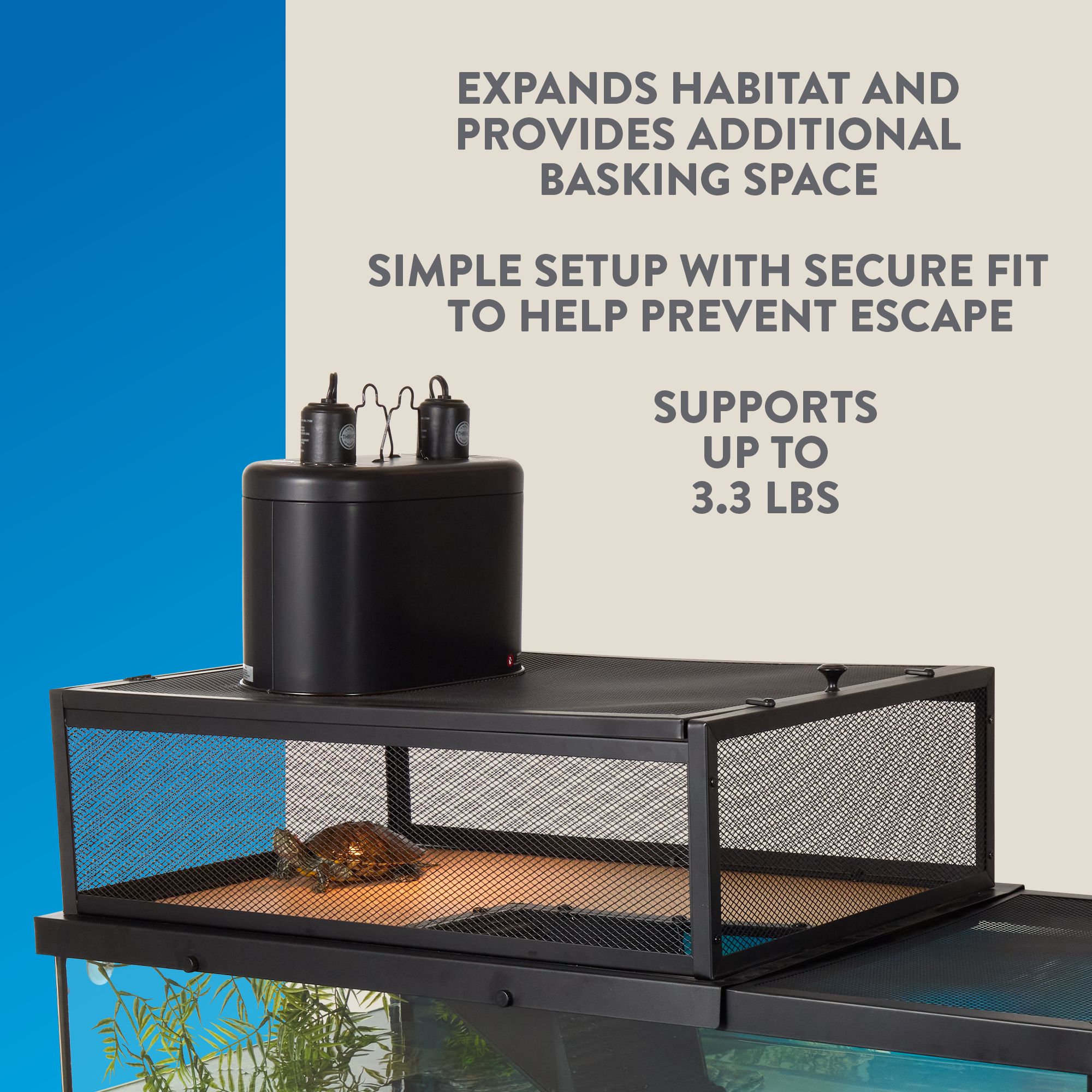 Thrive Terrarium Elevated Turtle Basking Loft - thumbnail 4