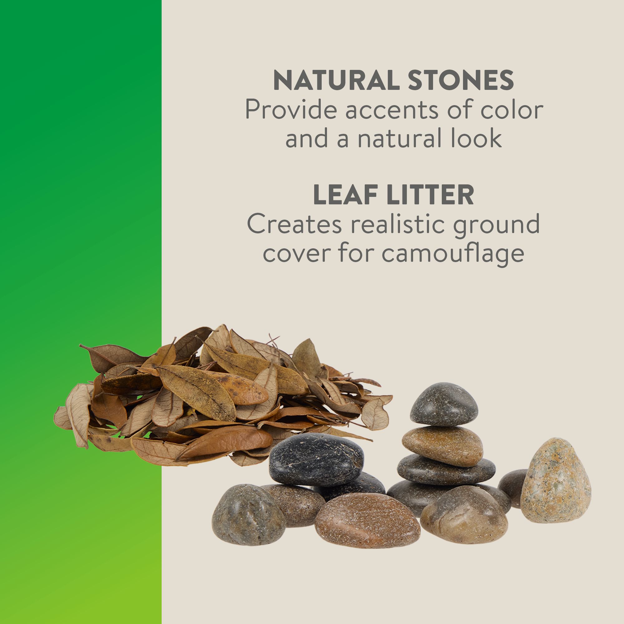 Thrive Tropical Stones Decorating Kit - Terrarium Decor Kit - thumbnail 5