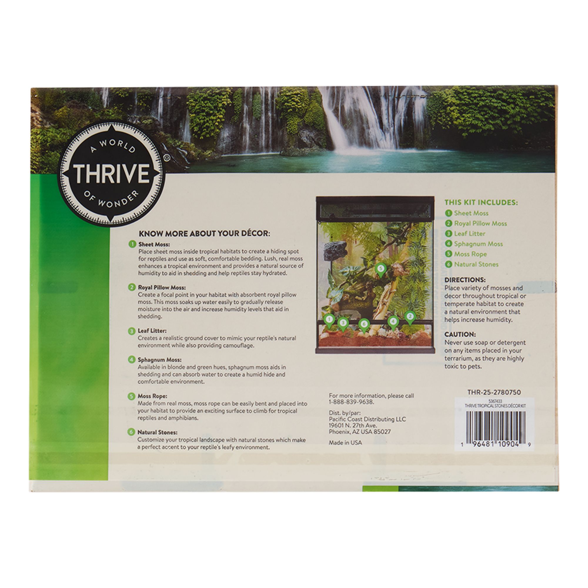 Thrive Tropical Stones Decorating Kit - Terrarium Decor Kit - thumbnail 7