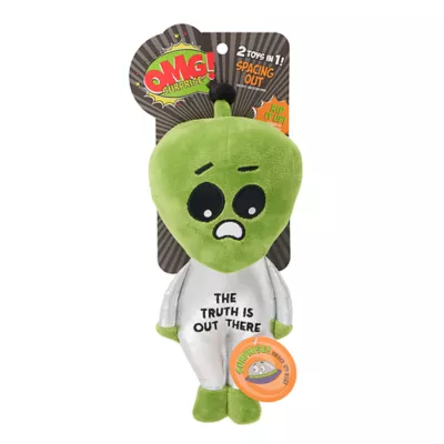 Product OMG Surprise® Alien with Surprise Squeaky Toy Inside for Dogs