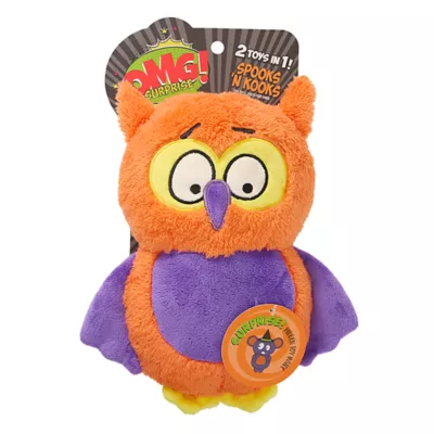 Product OMG Surprise® Owl with Surprise Squeaker Toy Inside for Dogs
