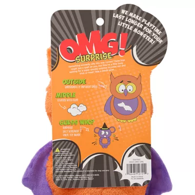 Product OMG Surprise® Owl with Surprise Squeaker Toy Inside for Dogs