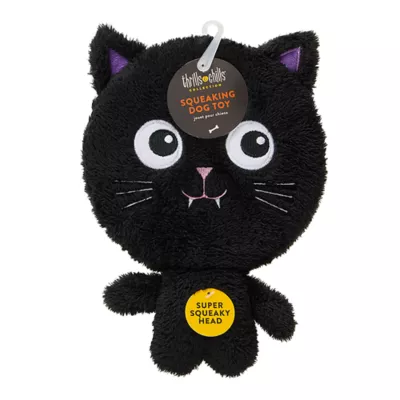 Product Thrills & Chills® Fetch Friend Cat Plush Dog Toy with Squeaker