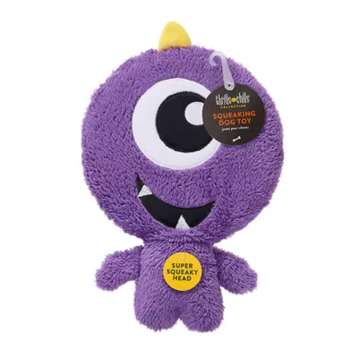 Product Thrills & Chills® Fetch Friend Purple Monster Plush Dog Toy with Squeaker