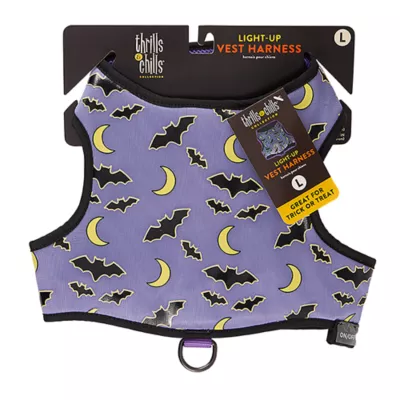 Product Thrills & Chills® Light-UP Fiber Optic Bat Dog Harness