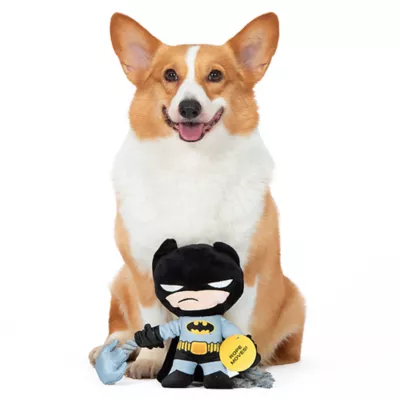 Product DC Comics, Batman Grabbling Hook Rope Flattie Dog Toy 9"