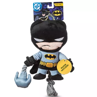 Product DC Comics, Batman Grabbling Hook Rope Flattie Dog Toy 9"