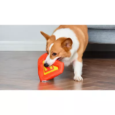 Product DC Comics Superman Plush Symbol Dog Toy 8"