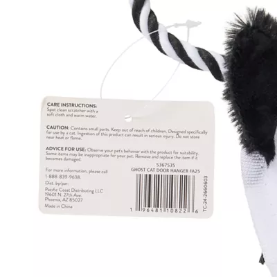 Product Thrills & Chills® Ghost Cat Door Hanger