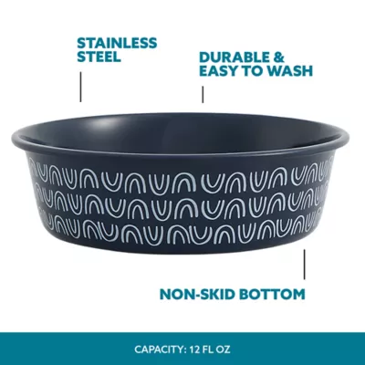 Full Cheeks™ Small Pet Stainless Steel Food Bowl - Image 3