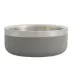 Full Cheeks™ Small Pet Grey Insulated Stainless Steel Food Bowl image thumbnail 1