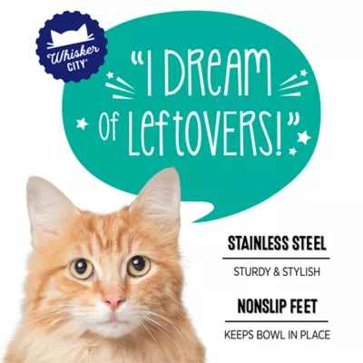 Whisker City® Stainless Steel Cat Bowl - Image 2