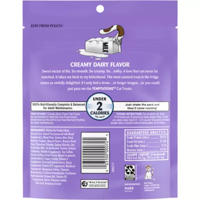 Product Temptations™ Classic Adult Cat Treats - Soft & Crunchy, Creamy Dairy