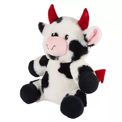 Product PetSmart Charities® Thrills & Chills® Plush Squeaker Cow, Dog Toy