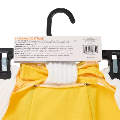 Product Thrills & Chills® Pet Banana Costume, Dog & Cat