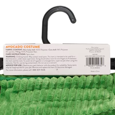 Product Thrills & Chills® Pet Avocado Costume, Dog & Cat