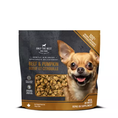 Only The Best Air Dried Adult Dog Food or Mixer - Beef & Pumpkin - Image 1