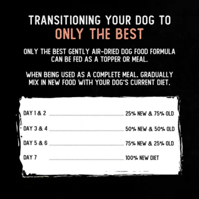 Product Only The Best Air Dried Adult Dog Food or Mixer - Salmon and Pumpkin
