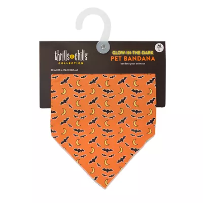 Product Thrills & Chills® Glow-in-the-Dark Pet Bandana