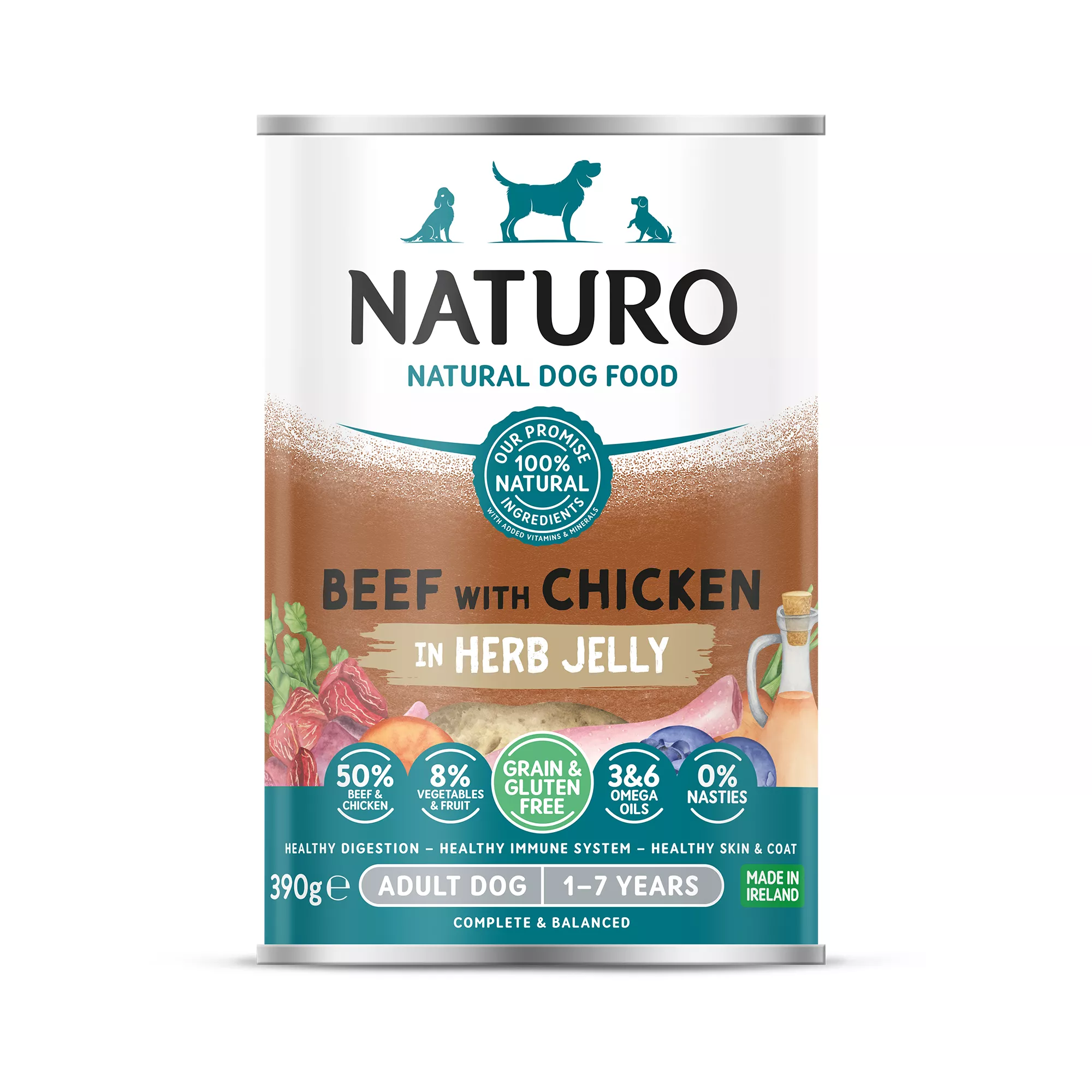 Naturo Grain and Gluten Free Adult Dog Wet Food