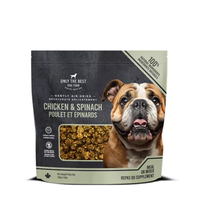 Product Only The Best Air Dried Adult Dog Food or Mixer - Chicken & Spinach