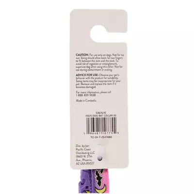 Product Thrills & Chills® Adjustable Bat Dog Collar