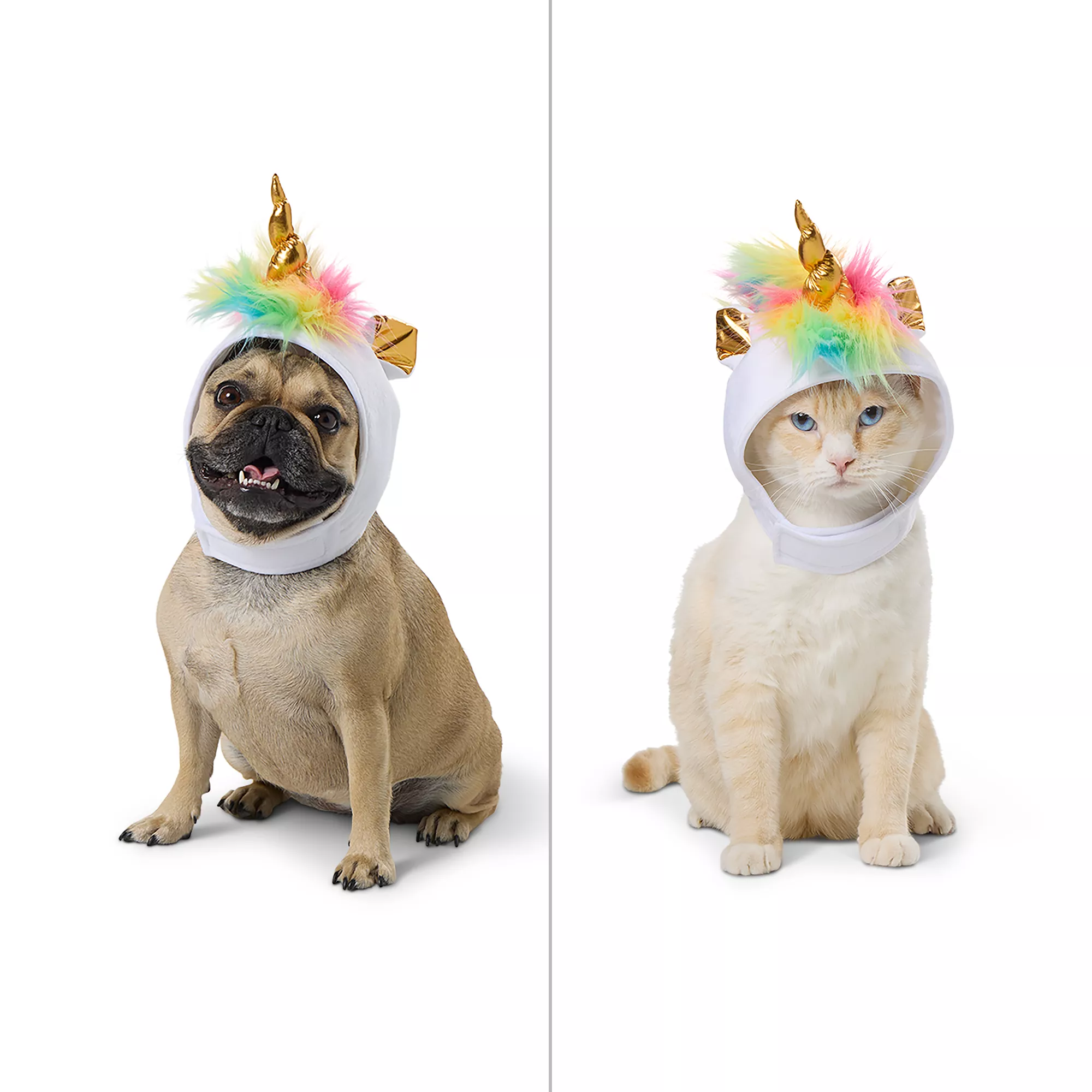 Thrills & Chills Headwear Costume for Pets - Unicorn