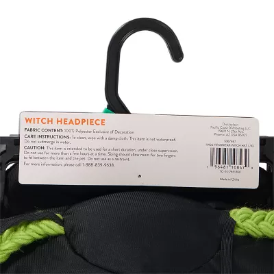 Product Thrills & Chills Headwear Costume for Pets - Witch