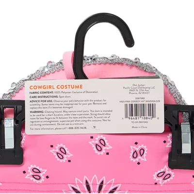 Product Thrills & Chills® Pink Cowgirl Hat & Bandana