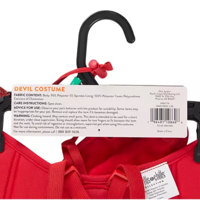 Product Thrills & Chills® Devil Costume, Dog & Cat
