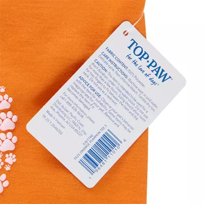 Product Top Paw® Pumpkin T-Shirt, Dog and Cat