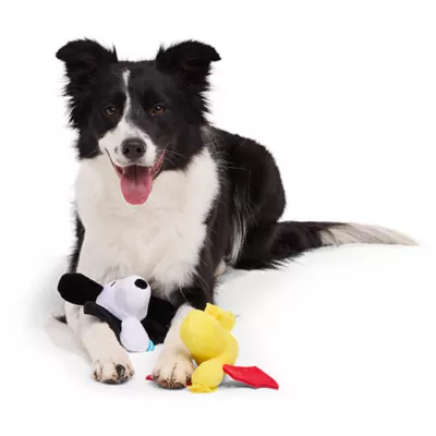 Product BARK Snoopy and Woodstock Dog Toys, 2 Pack