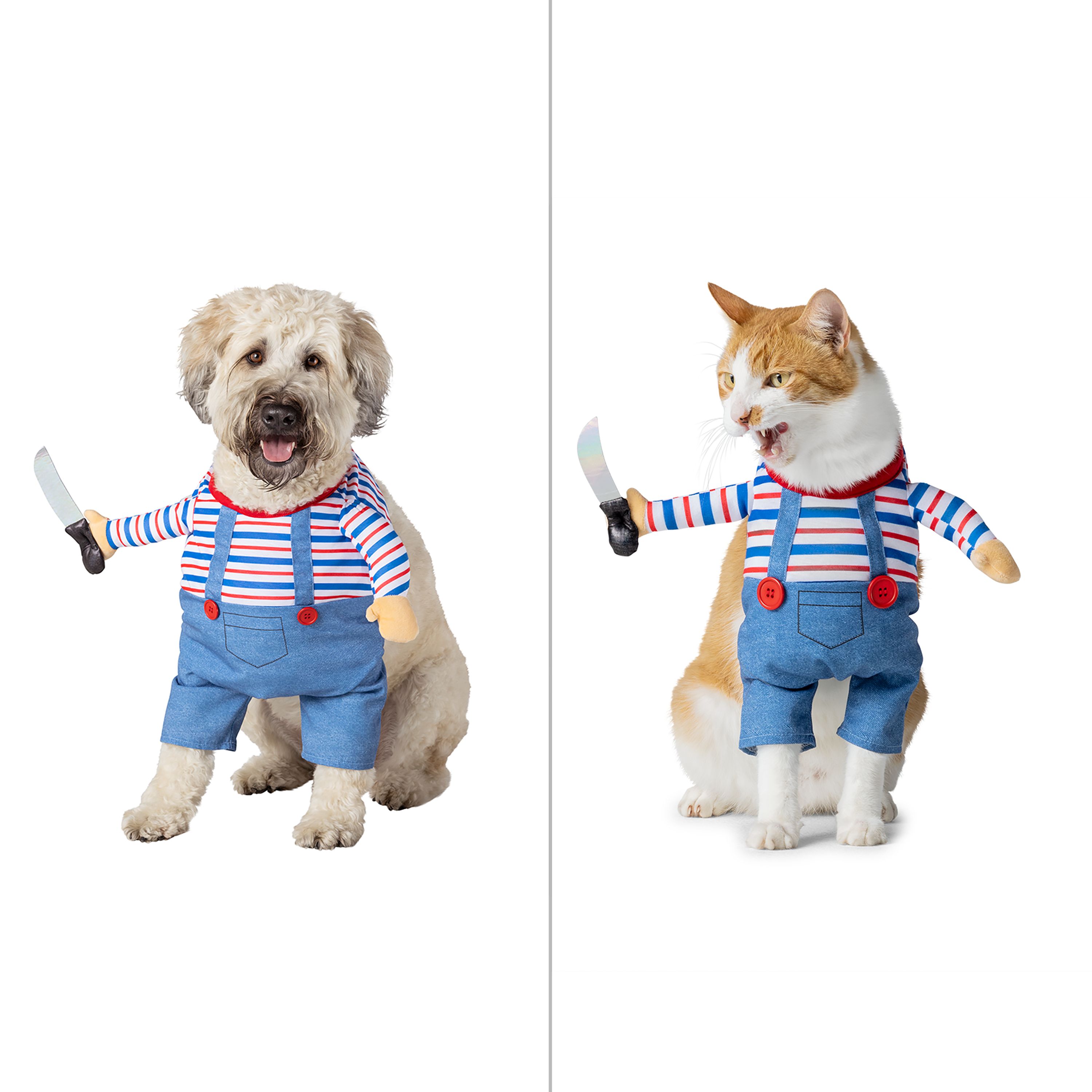 Thrills & Chills® Pet Creepy Doll Costume, Dog & Cat
