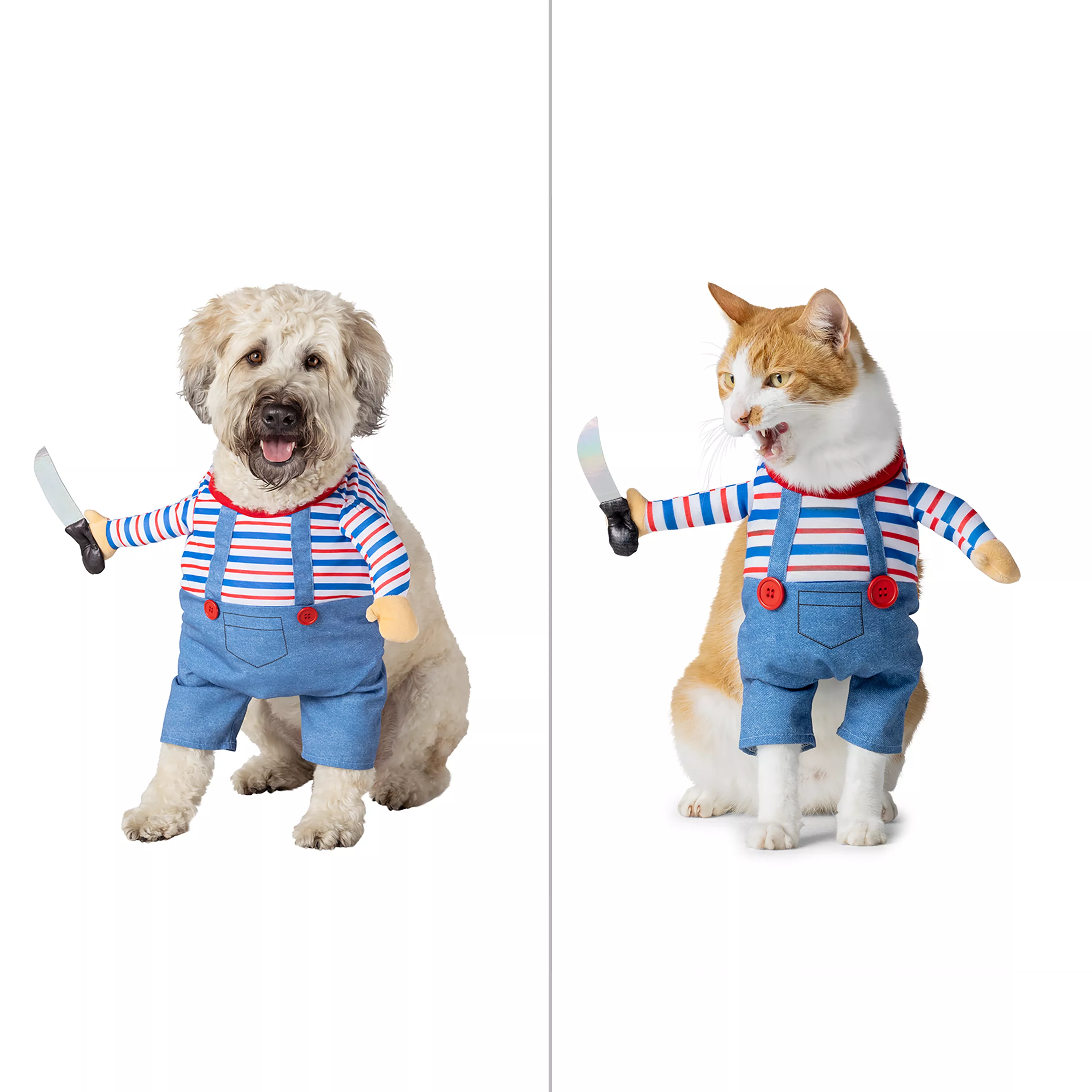 Thrills & Chills® Pet Creepy Doll Costume, Dog & Cat