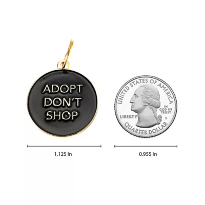 Product Two Tails Pet Company 'Adopt Don't Shop' Pet ID Tag