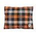 Thrills & Chills® Orange Plaid Gusset-Style Pillow Dog Bed image thumbnail 3