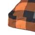 Thrills & Chills® Orange Plaid Gusset-Style Pillow Dog Bed image thumbnail 4