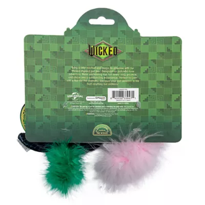 Product Wicked Hat and Tiara Plush Cat Toys, 2 Pack