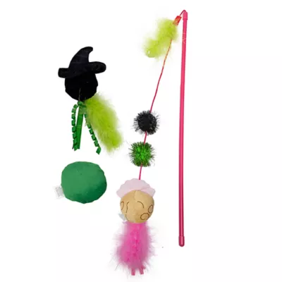 Product Wicked Glinda and Elphaba Cat Wand 18"