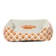 Product Thrills & Chills® Cuddler Pumpkin Paws Spooky Cuddler Bed - Orange, White & Green