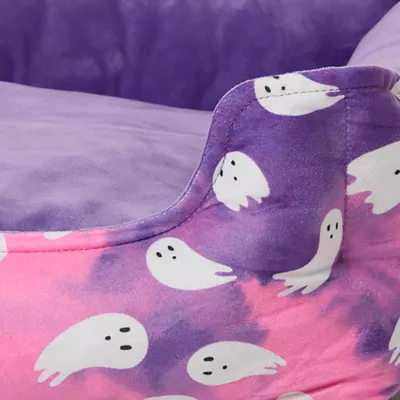 Product Thrills & Chills® Spooky Ghost Cuddler Style Pillow Dog Bed