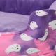 Product Thrills & Chills® Spooky Ghost Cuddler Style Pillow Dog Bed