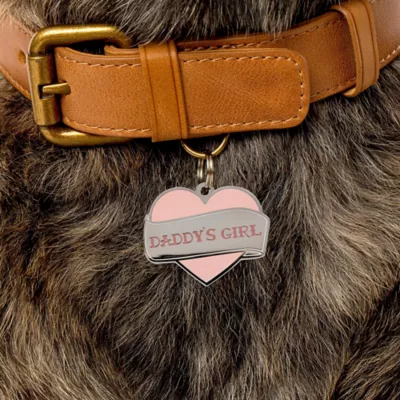 Product Two Tails Pet Company 'Daddy's Girl' Pet ID Tag
