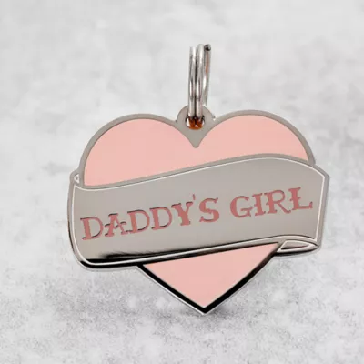 Product Two Tails Pet Company 'Daddy's Girl' Pet ID Tag