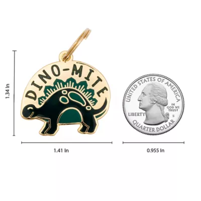 Product Two Tails Pet Company Dino-Mite Pet ID Tag