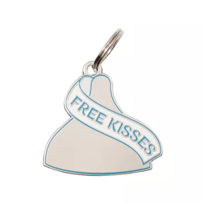 Product Two Tails Pet Company Free Kisses Pet ID Tag