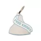 Product Two Tails Pet Company Free Kisses Pet ID Tag