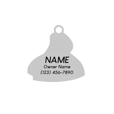 Product Two Tails Pet Company Free Kisses Pet ID Tag