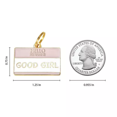 Product Two Tails Pet Company 'Good Girl' Pet ID Tag