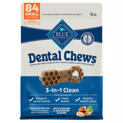 Blue Buffalo All Life Stages Small Dental Chews - Chicken & Spearmint - Image 1
